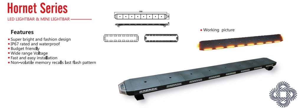 LED KONZOLA HORNET ZUTA L-1000