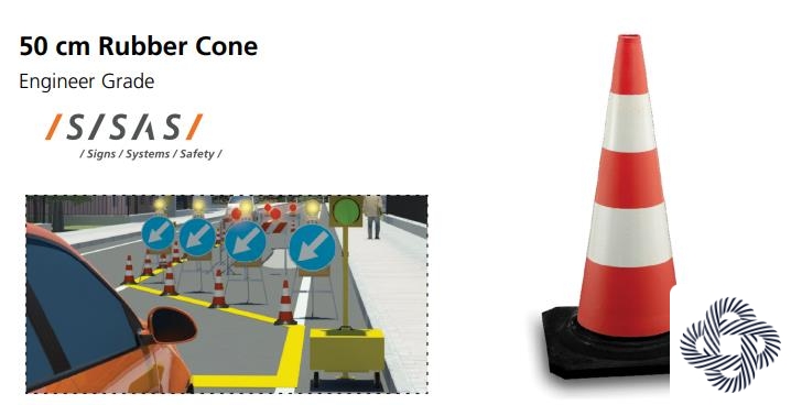 CUNJ GUMENI 50CM REFLEKTUJUCI IFCL